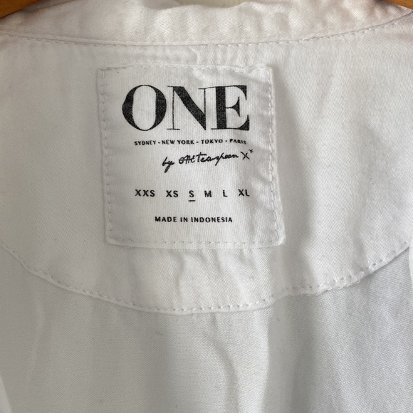 One Teaspoon tunic dress beach coverup, white, size S - Picture 4 of 7